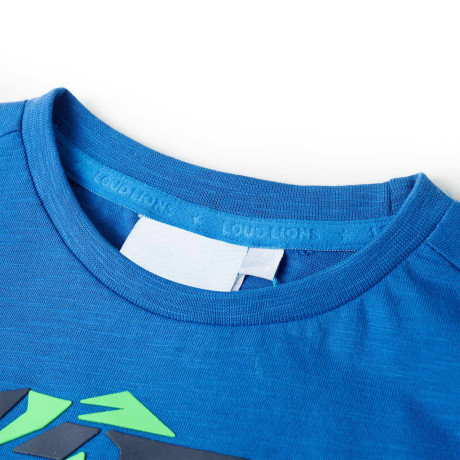 vidaXL Kindershirt 116 blauw afbeelding3 - 1