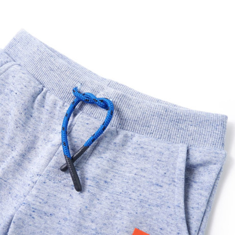 vidaXL Kindershorts met trekkoord 140 gemêleerd blauw afbeelding3 - 1