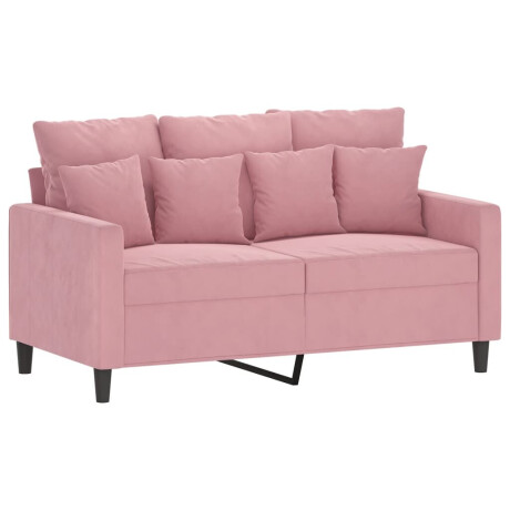 vidaXL 3-delige Loungeset met kussens fluweel roze afbeelding3 - 1