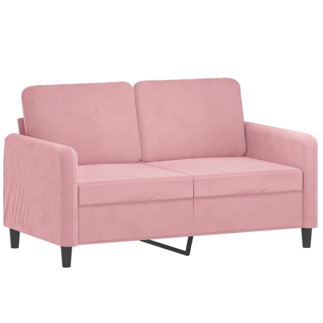 vidaXL 2-delige Loungeset met kussens fluweel roze afbeelding3 - 1