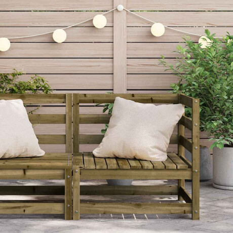 vidaXL Tuinhoekbank 70x70x67 cm geïmpregneerd grenenhout afbeelding3 - 1