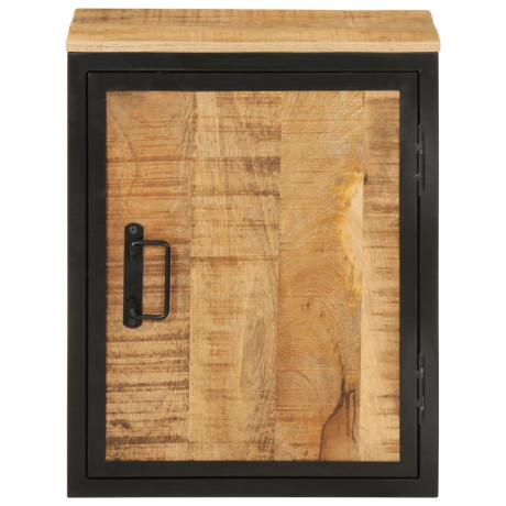 vidaXL Badkamerkast 40x30x50 cm massief mangohout en ijzer afbeelding3 - 1