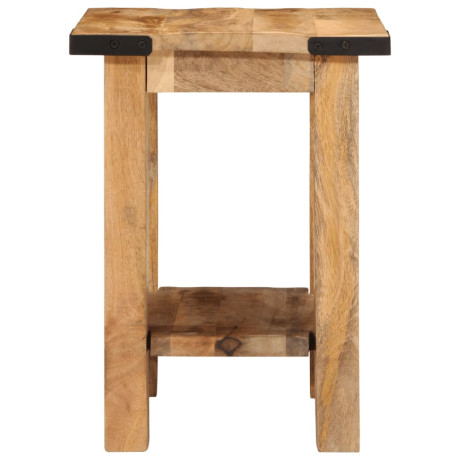 vidaXL Bijzettafel 40x30x40 cm massief ruw mangohout afbeelding3 - 1