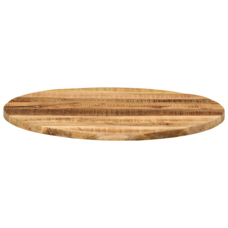 vidaXL Tafelblad rond Ø 80x3,8 cm massief ruw mangohout afbeelding3 - 1