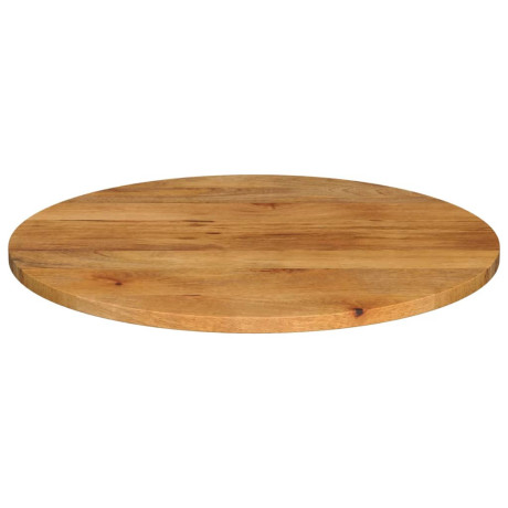 vidaXL Tafelblad rond Ø 80x2,5 cm massief ruw mangohout afbeelding3 - 1