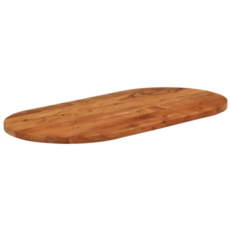vidaXL Tafelblad ovaal 100x50x2,5 cm massief acaciahout afbeelding3 - 1