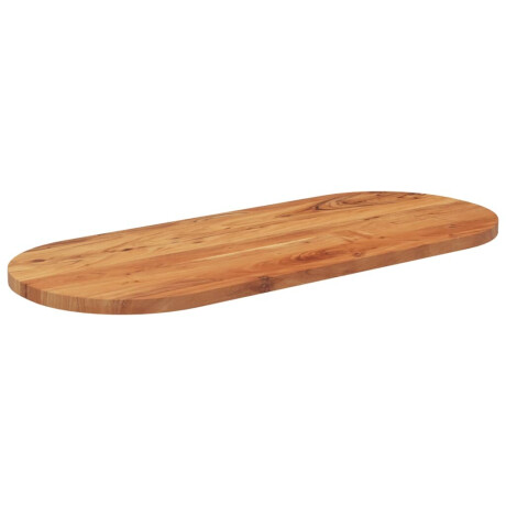 vidaXL Tafelblad ovaal 100x40x3,8 cm massief acaciahout afbeelding3 - 1