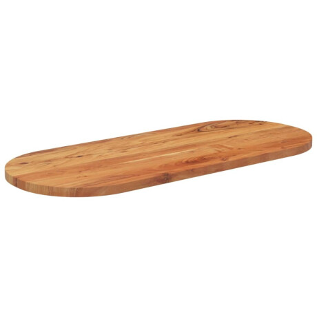 vidaXL Tafelblad ovaal 120x50x3,8 cm massief acaciahout afbeelding3 - 1