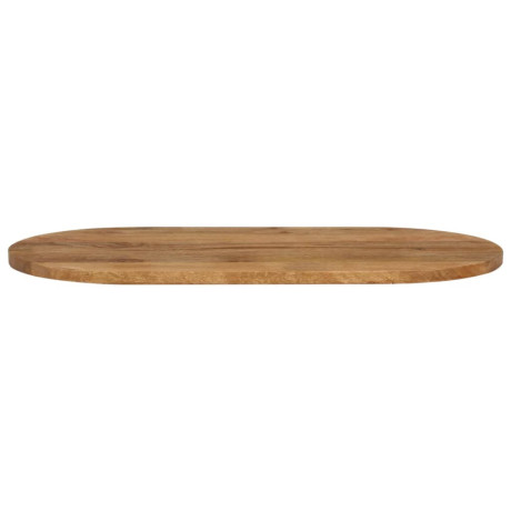 vidaXL Tafelblad ovaal 80x40x3,8 cm massief mangohout afbeelding3 - 1