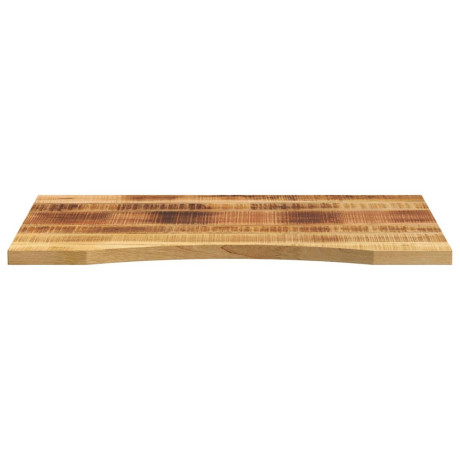 vidaXL Bureaublad met ronding 80x50x2,5 cm massief ruw mangohout afbeelding3 - 1