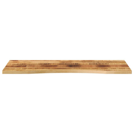 vidaXL Bureaublad met ronding 110x50x2,5 cm massief ruw mangohout afbeelding3 - 1