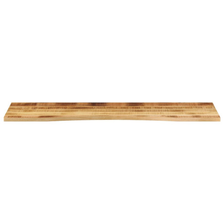 vidaXL Bureaublad met ronding 160x50x2,5 cm massief ruw mangohout afbeelding3 - 1