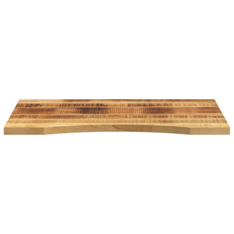 vidaXL Bureaublad met ronding 80x60x2,5 cm massief ruw mangohout afbeelding3 - 1