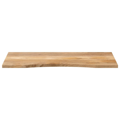 vidaXL Bureaublad met ronding 110x50x2,5 cm massief ruw mangohout afbeelding3 - 1