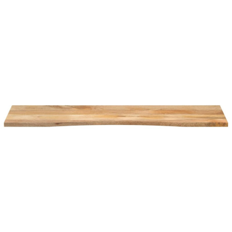 vidaXL Bureaublad met ronding 160x50x2,5 cm massief ruw mangohout afbeelding3 - 1