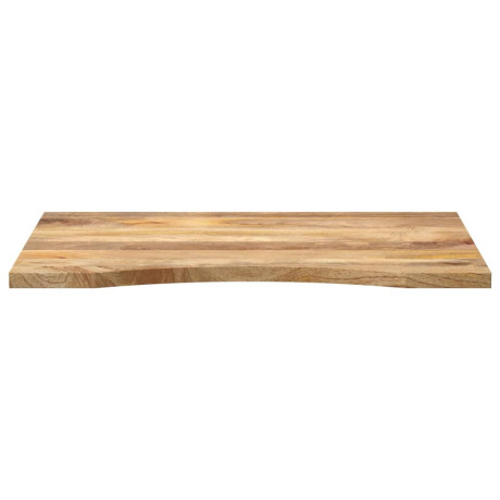 vidaXL Bureaublad met ronding 90x60x2,5 cm massief ruw mangohout afbeelding3 - 1