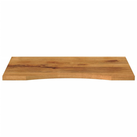 vidaXL Bureaublad met ronding 80x50x2,5 cm massief ruw mangohout afbeelding3 - 1