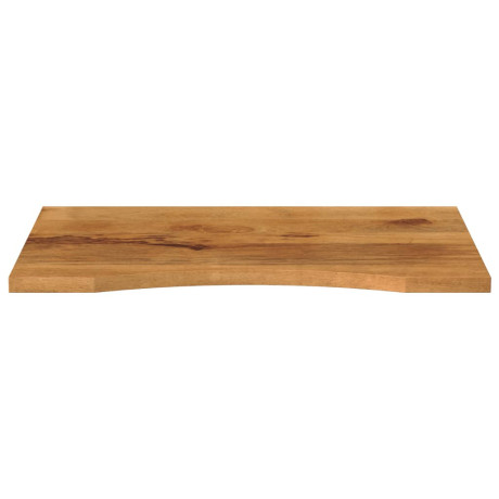 vidaXL Bureaublad met ronding 100x50x2,5 cm massief ruw mangohout afbeelding3 - 1