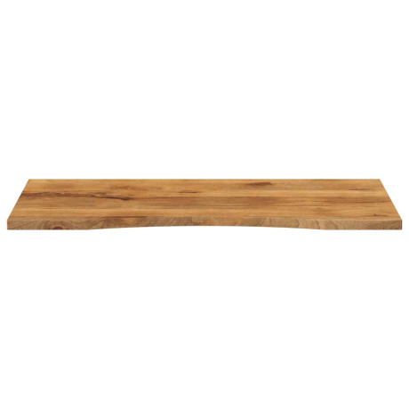 vidaXL Bureaublad met ronding 110x50x2,5 cm massief ruw mangohout afbeelding3 - 1