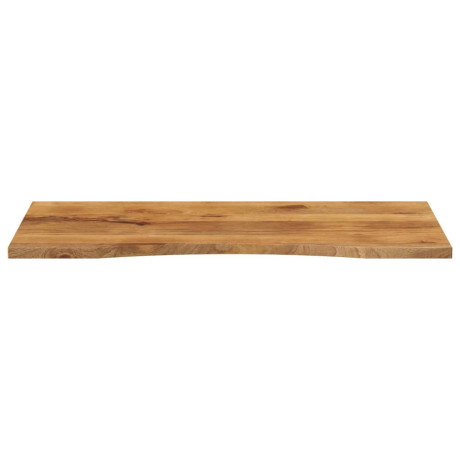 vidaXL Bureaublad met ronding 120x50x2,5 cm massief ruw mangohout afbeelding3 - 1