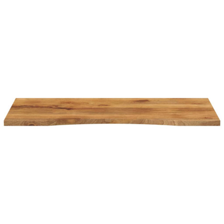 vidaXL Bureaublad met ronding 140x50x2,5 cm massief ruw mangohout afbeelding3 - 1