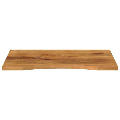 vidaXL Bureaublad met ronding 90x60x2,5 cm massief ruw mangohout afbeelding3 - 1