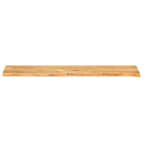 vidaXL Tafelblad met natuurlijke rand 140x40x3,8 cm massief mangohout afbeelding3 - 1