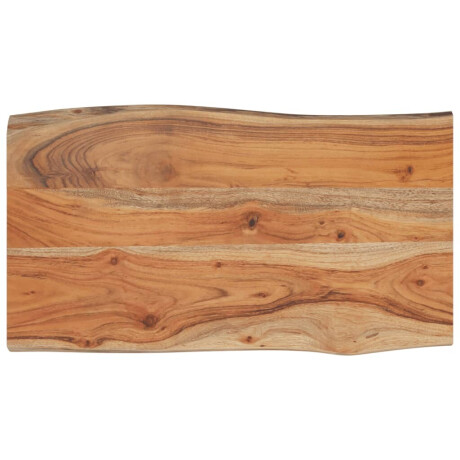 vidaXL Tafelblad rechthoekig natuurlijke rand 70x40x2,5 cm acaciahout afbeelding3 - 1