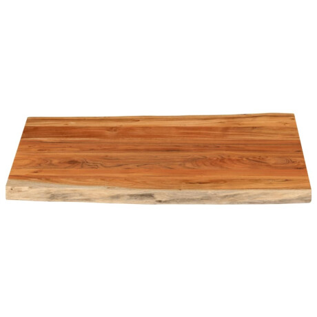 vidaXL Tafelblad rechthoekig natuurlijke rand 100x80x2,5 cm acaciahout afbeelding3 - 1