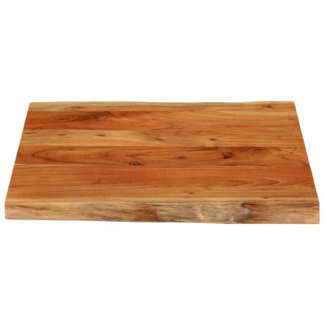 vidaXL Tafelblad vierkant natuurlijke rand 60x60x3,8 cm acaciahout afbeelding3 - 1