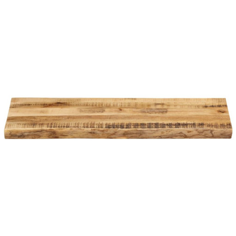vidaXL Tafelblad met natuurlijke rand 80x40x2,5 cm massief mangohout afbeelding3 - 1