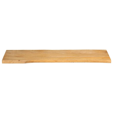 vidaXL Tafelblad met natuurlijke rand 140x40x2,5 cm massief mangohout afbeelding3 - 1
