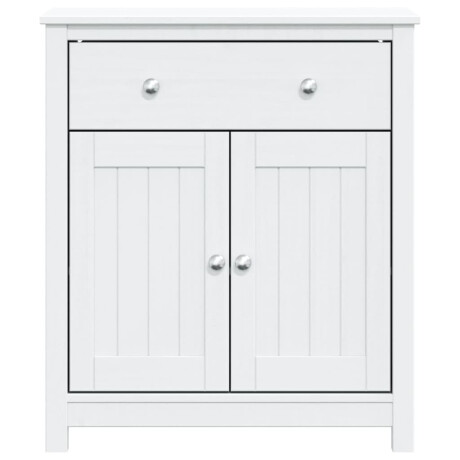 vidaXL Badkamerkast BERG 69,5x34x80 cm massief grenenhout wit afbeelding3 - 1
