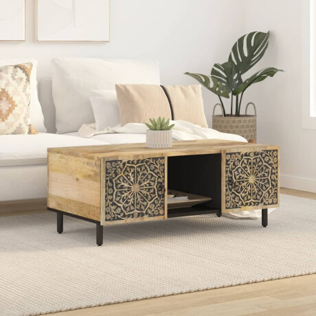 vidaXL Salontafel 100x54x40 cm massief mangohout afbeelding3 - 1