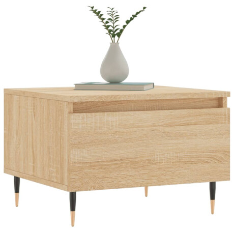 vidaXL Salontafels 2 st 50x46x35 cm bewerkt hout sonoma eikenkleurig afbeelding3 - 1