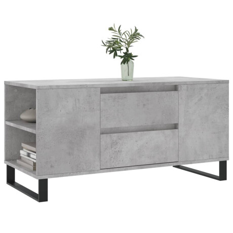 vidaXL Salontafel 102x44,5x50 cm bewerkt hout betongrijs afbeelding3 - 1