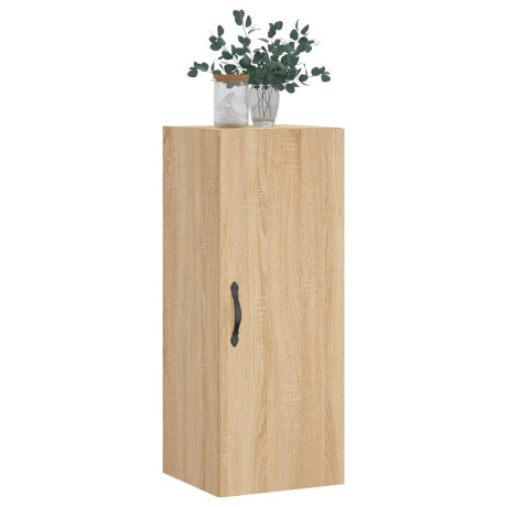 vidaXL Wandkast 34,5x34x90 cm bewerkt hout sonoma eikenkleurig afbeelding3 - 1