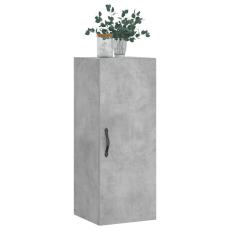 vidaXL Wandkast 34,5x34x90 cm bewerkt hout betongrijs afbeelding3 - 1