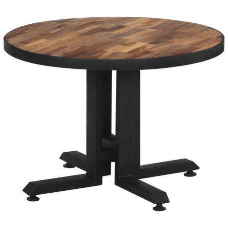 vidaXL Salontafel rond Ø55x40 cm massief gerecycled teakhout afbeelding3 - 1