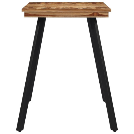 vidaXL Eettafel 120x62x76 cm massief teakhout afbeelding3 - 1