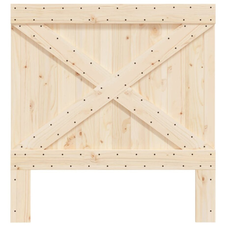 vidaXL Hoofdbord 100x104 cm massief grenenhout afbeelding3 - 1