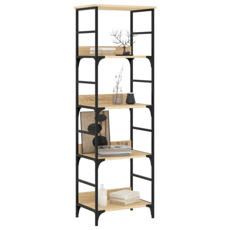 vidaXL Boekenrek 50x33x153 cm bewerkt hout sonoma eikenkleurig afbeelding3 - 1