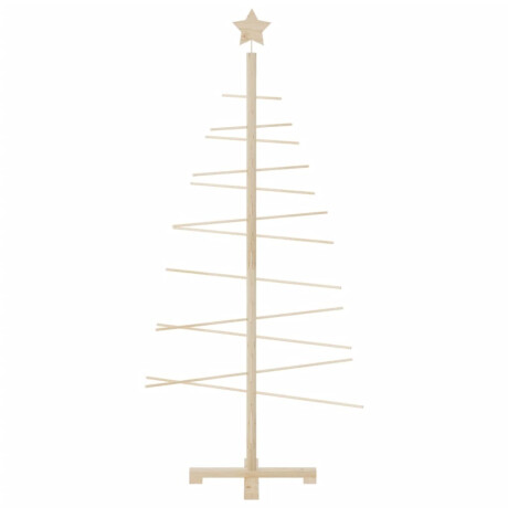 vidaXL Kerstdecoratie kerstboom 150 cm massief grenenhout afbeelding3 - 1