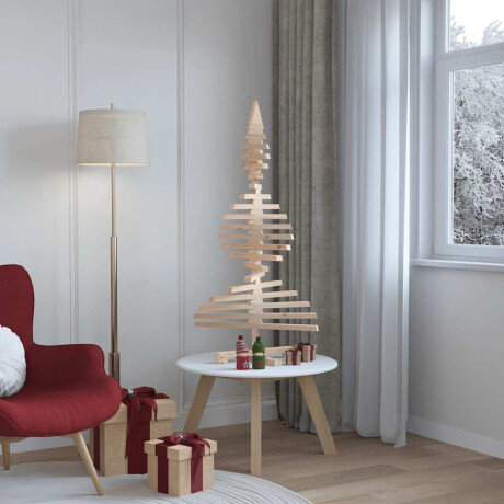 vidaXL Kerstdecoratie kerstboom 120 cm massief grenenhout afbeelding3 - 1
