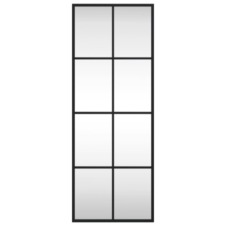 vidaXL Wandspiegel rechthoekig 30x80 cm ijzer zwart afbeelding3 - 1