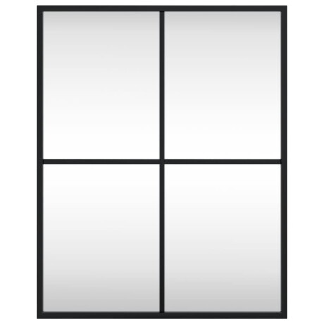 vidaXL Wandspiegel rechthoekig 40x50 cm ijzer zwart afbeelding3 - 1