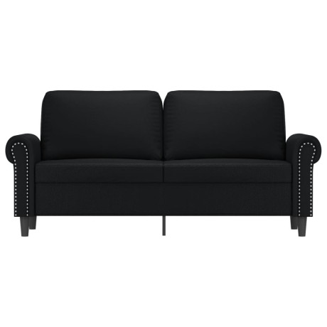 vidaXL Tweezitsbank 140 cm kunstleer zwart afbeelding3 - 1