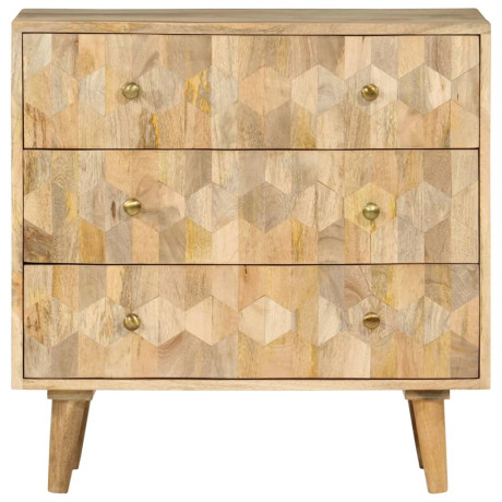 vidaXL Ladekast 70x35x70 cm massief mangohout afbeelding3 - 1