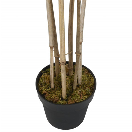 vidaXL Kunstplant bamboe 1380 bladeren 200 cm groen afbeelding3 - 1