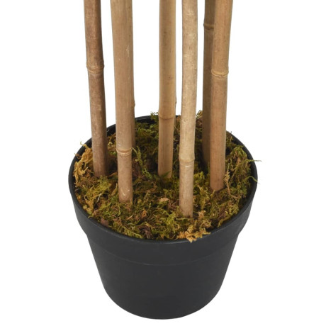 vidaXL Kunstplant bamboe 1095 bladeren 150 cm groen afbeelding3 - 1